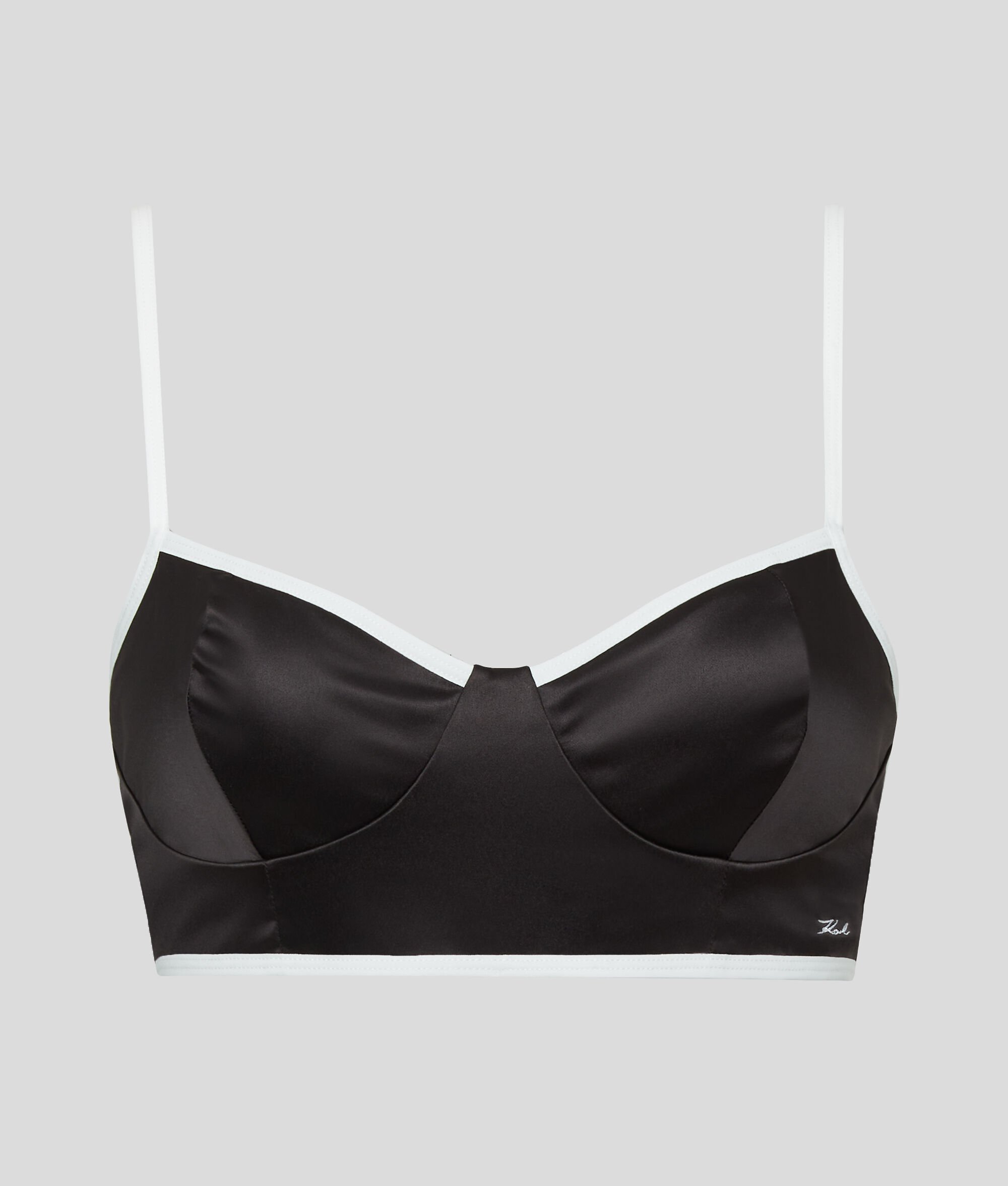 (image for) Timeless KARL SIGNATURE SATIN BRALETTE